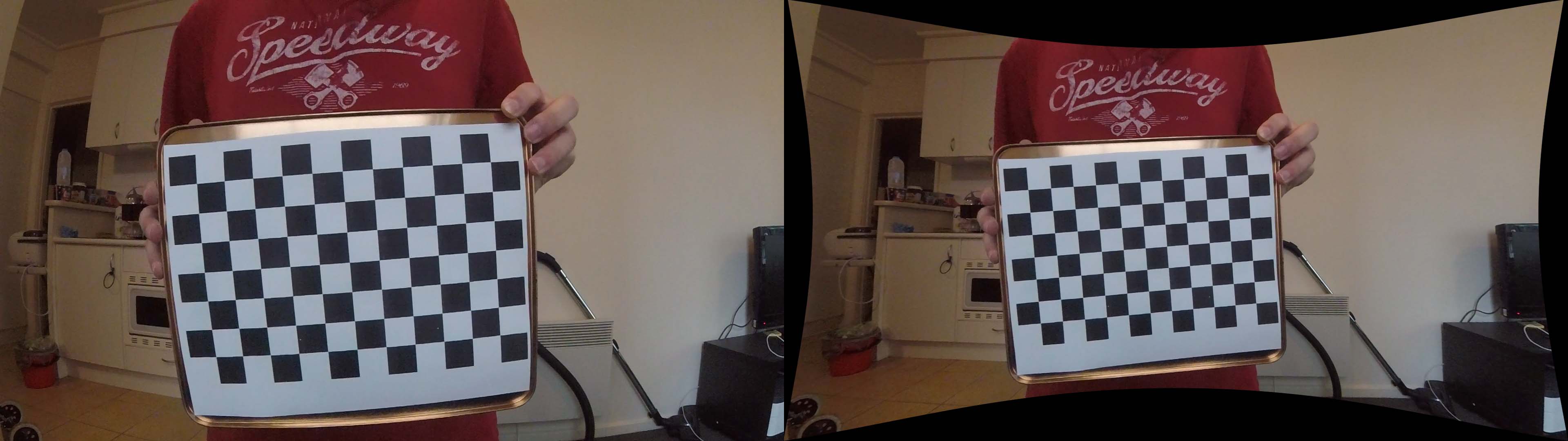 Image distortion of a GoPro